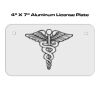 4 X 7 Aluminum License Plate  Thumbnail