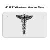 4 X 7 Aluminum License Plate  Thumbnail