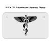 4 X 7 Aluminum License Plate  Thumbnail