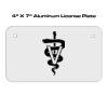 4 X 7 Aluminum License Plate  Thumbnail