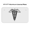 4 X 7 Aluminum License Plate  Thumbnail