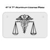 4 X 7 Aluminum License Plate  Thumbnail