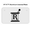 4 X 7 Aluminum License Plate  Thumbnail