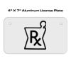 4 X 7 Aluminum License Plate  Thumbnail