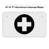 4 X 7 Aluminum License Plate  Thumbnail