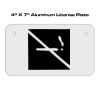4 X 7 Aluminum License Plate  Thumbnail
