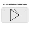 4 X 7 Aluminum License Plate  Thumbnail