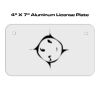 4 X 7 Aluminum License Plate  Thumbnail