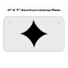 4 X 7 Aluminum License Plate  Thumbnail