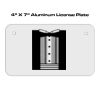 4 X 7 Aluminum License Plate  Thumbnail