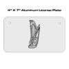 4 X 7 Aluminum License Plate  Thumbnail