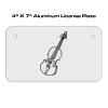 4 X 7 Aluminum License Plate  Thumbnail