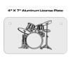 4 X 7 Aluminum License Plate  Thumbnail
