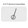 4 X 7 Aluminum License Plate  Thumbnail