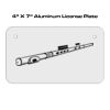 4 X 7 Aluminum License Plate  Thumbnail