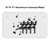 4 X 7 Aluminum License Plate  Thumbnail