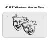 4 X 7 Aluminum License Plate  Thumbnail
