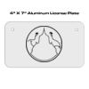 4 X 7 Aluminum License Plate  Thumbnail