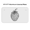 4 X 7 Aluminum License Plate  Thumbnail