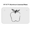 4 X 7 Aluminum License Plate  Thumbnail