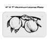 4 X 7 Aluminum License Plate  Thumbnail
