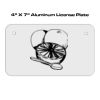 4 X 7 Aluminum License Plate  Thumbnail