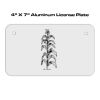 4 X 7 Aluminum License Plate  Thumbnail