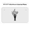 4 X 7 Aluminum License Plate  Thumbnail