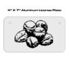 4 X 7 Aluminum License Plate  Thumbnail