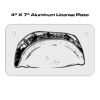 4 X 7 Aluminum License Plate  Thumbnail