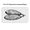 4 X 7 Aluminum License Plate  Thumbnail
