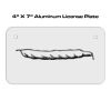 4 X 7 Aluminum License Plate  Thumbnail
