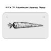 4 X 7 Aluminum License Plate  Thumbnail