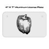 4 X 7 Aluminum License Plate  Thumbnail