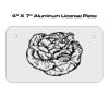 4 X 7 Aluminum License Plate  Thumbnail