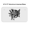 4 X 7 Aluminum License Plate  Thumbnail