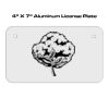 4 X 7 Aluminum License Plate  Thumbnail