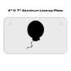 4 X 7 Aluminum License Plate  Thumbnail