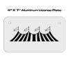 4 X 7 Aluminum License Plate  Thumbnail