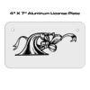 4 X 7 Aluminum License Plate  Thumbnail