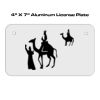 4 X 7 Aluminum License Plate  Thumbnail