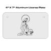 4 X 7 Aluminum License Plate  Thumbnail