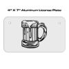 4 X 7 Aluminum License Plate  Thumbnail