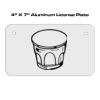 4 X 7 Aluminum License Plate  Thumbnail