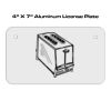 4 X 7 Aluminum License Plate  Thumbnail