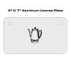 4 X 7 Aluminum License Plate  Thumbnail