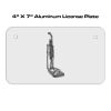 4 X 7 Aluminum License Plate  Thumbnail