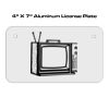 4 X 7 Aluminum License Plate  Thumbnail