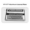 4 X 7 Aluminum License Plate  Thumbnail