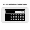 4 X 7 Aluminum License Plate  Thumbnail